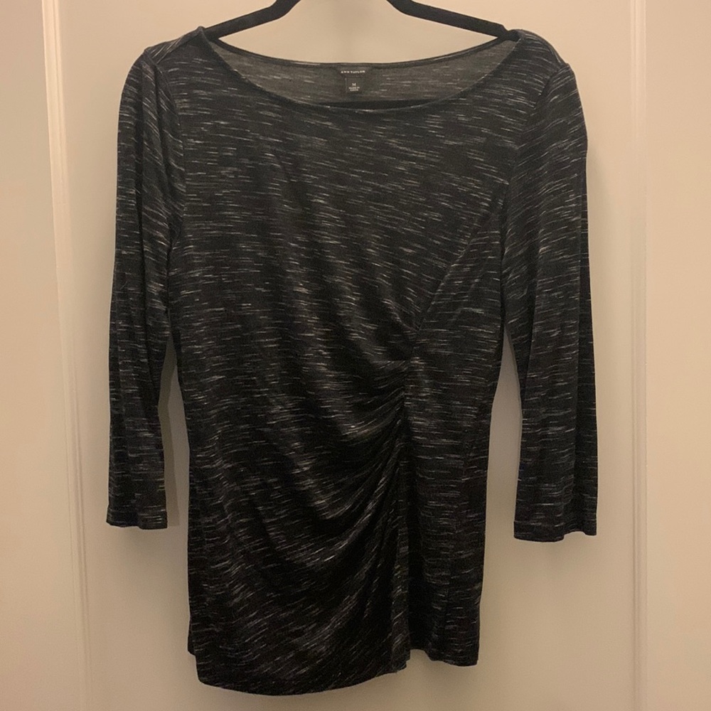 Black and white Ann Taylor top